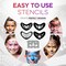 Kids Face Paint Kit – 12 Split Cake Colors, 40 Stencils, Brushes, Sponges & Tattoo Sheets – Non-Toxic, Paraben-Free, Easy to Apply & Wash Off – Safe Face Painting Set for Parties, Festivals & Halloween (multicolor)
